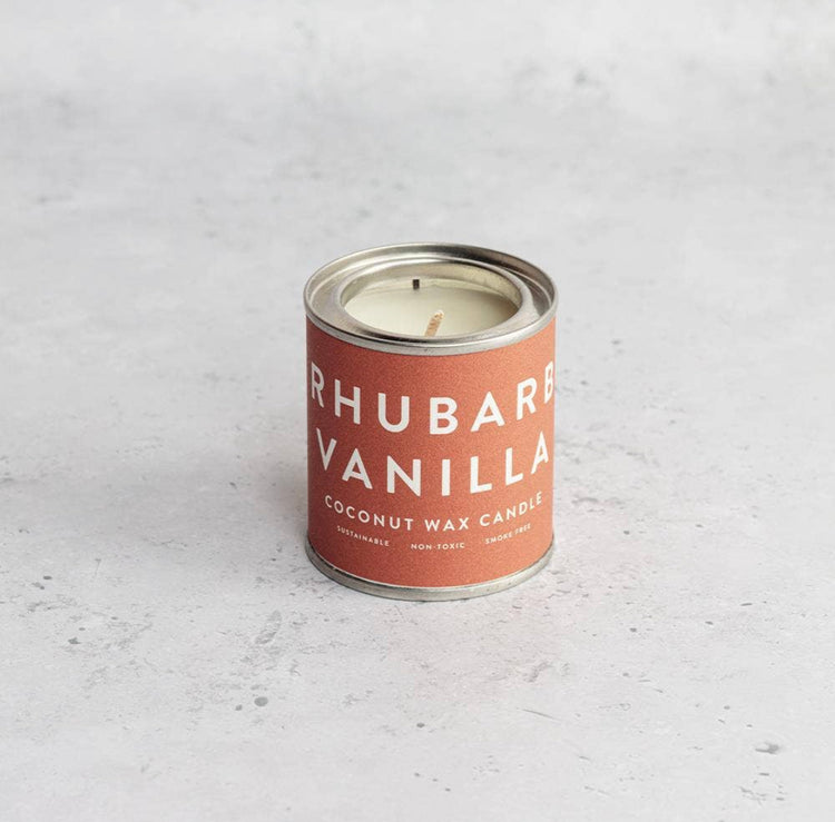 Rhubarb Vanilla Coconut Wax Candle